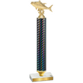 Value Black Carbon Fiber Fishing Trophy