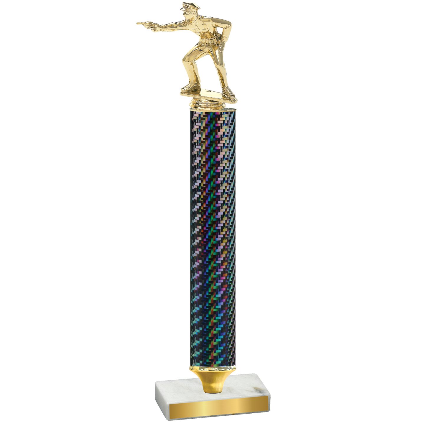 Value Black Carbon Fiber Shooter Trophy