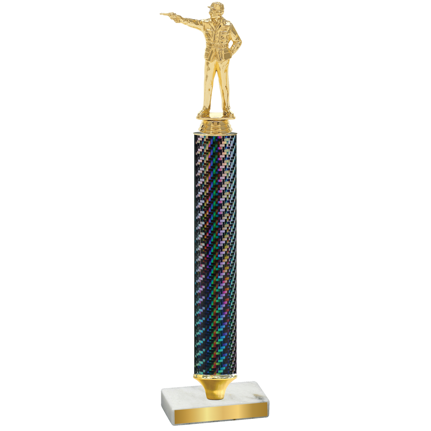 Value Black Carbon Fiber Shooter Trophy