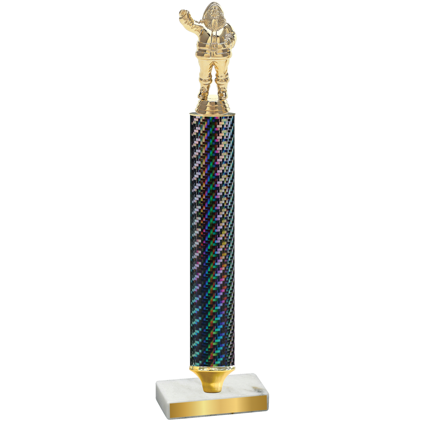 Value Black Carbon Fiber Holiday Trophy