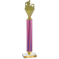Value Pink Carbon Fiber Rugby Trophy