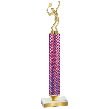 Value Pink Carbon Fiber Tennis Trophy