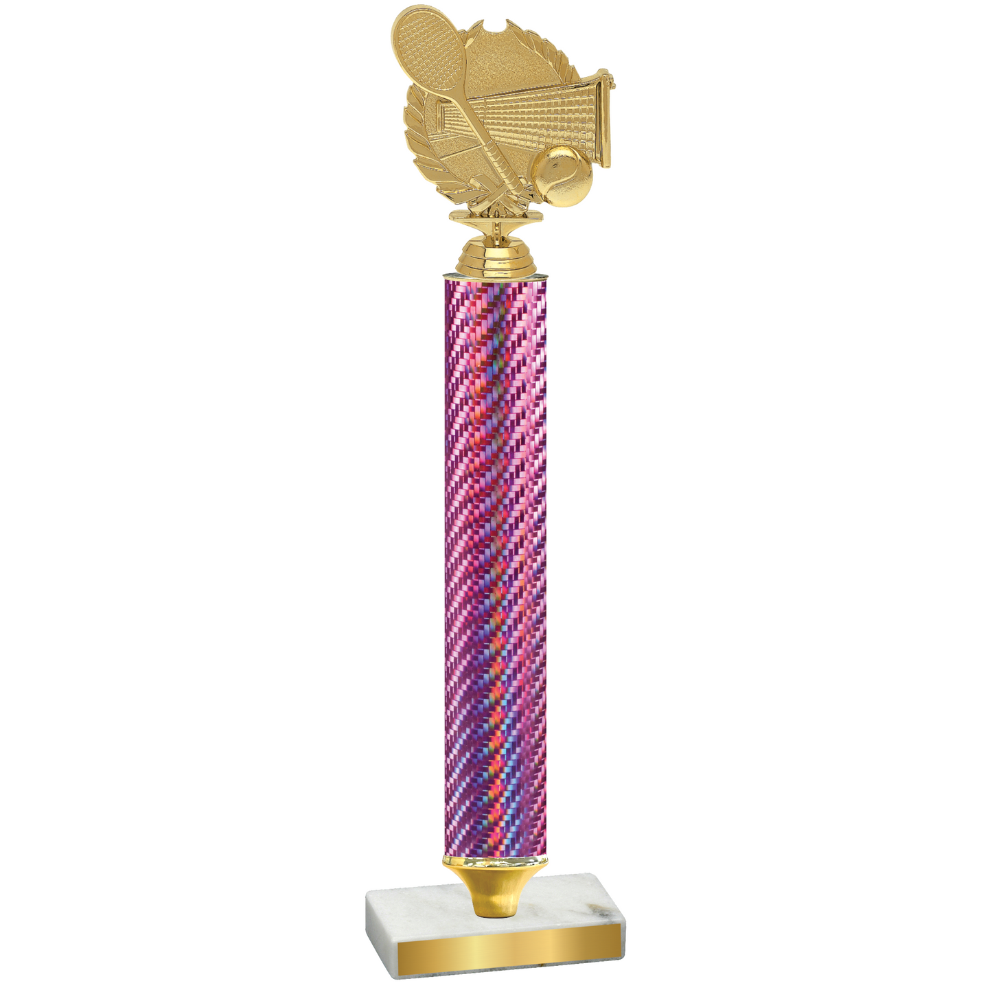 Value Pink Carbon Fiber Tennis Trophy