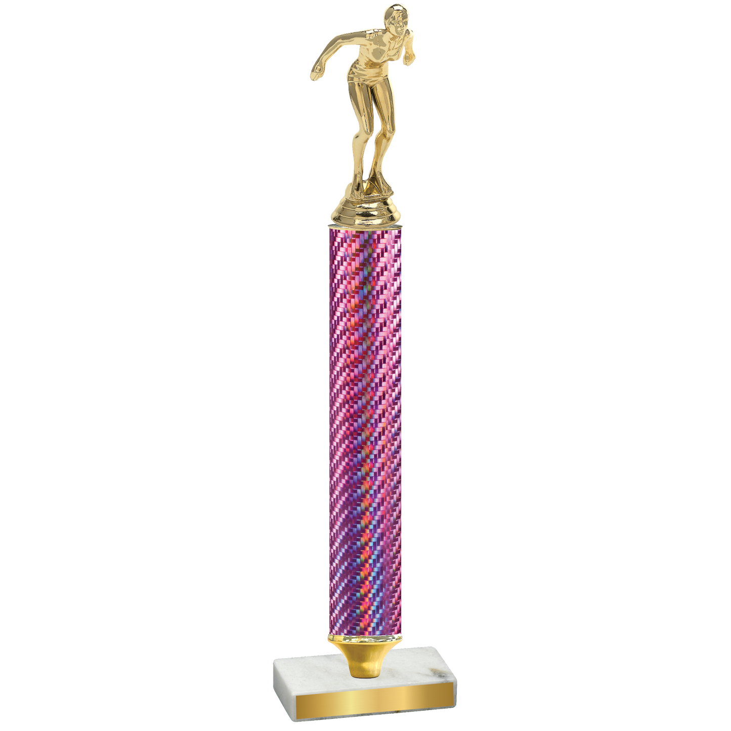 Value Pink Carbon Fiber Tennis Trophy