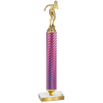 Value Pink Carbon Fiber Tennis Trophy