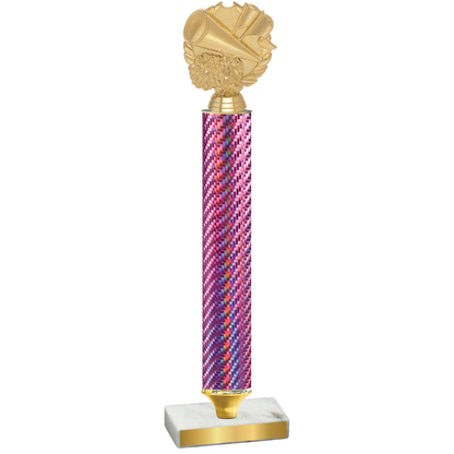 Value Pink Carbon Fiber Cheerleading Trophy