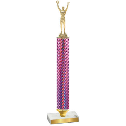 Value Pink Carbon Fiber Victory Trophy