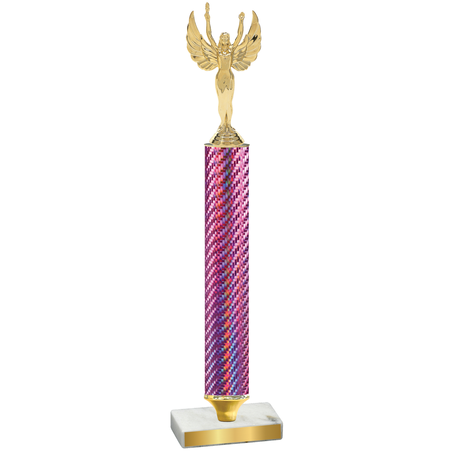 Value Pink Carbon Fiber Victory Trophy