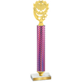 Value Pink Carbon Fiber Pickleball Trophy
