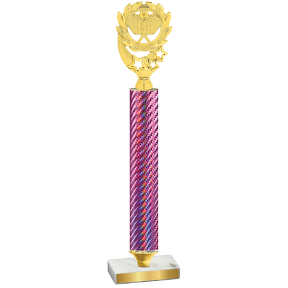 Value Pink Carbon Fiber Pickleball Trophy