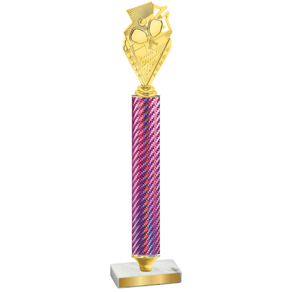 Value Pink Carbon Fiber Pickleball Trophy