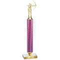 Value Pink Carbon Fiber Archery Trophy