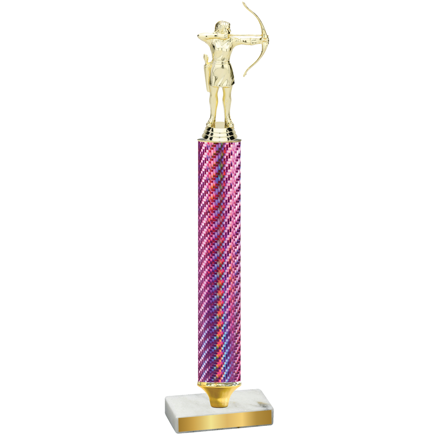 Value Pink Carbon Fiber Archery Trophy