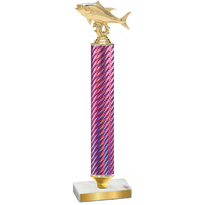 Value Pink Carbon Fiber Fishing Trophy