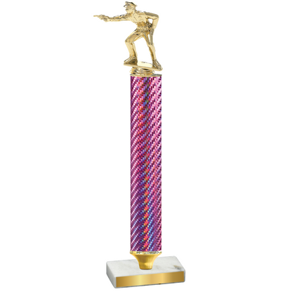 Value Pink Carbon Fiber Shooter Trophy