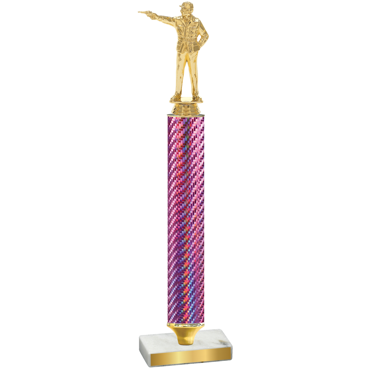 Value Pink Carbon Fiber Shooter Trophy