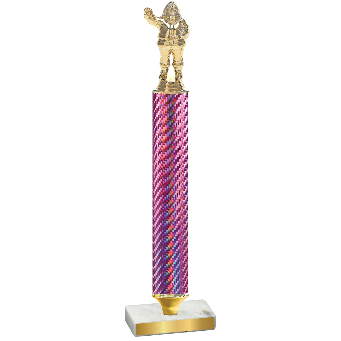 Value Pink Carbon Fiber Holiday Trophy