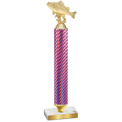 Value Pink Carbon Fiber Fishing Trophy