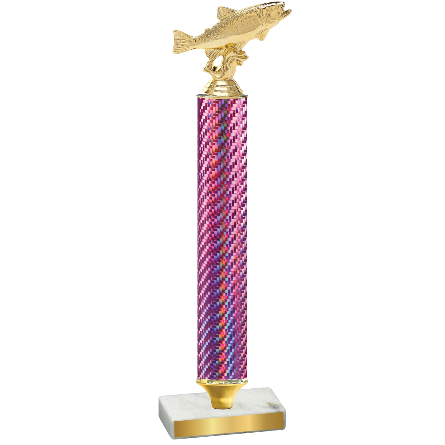 Value Pink Carbon Fiber Fishing Trophy