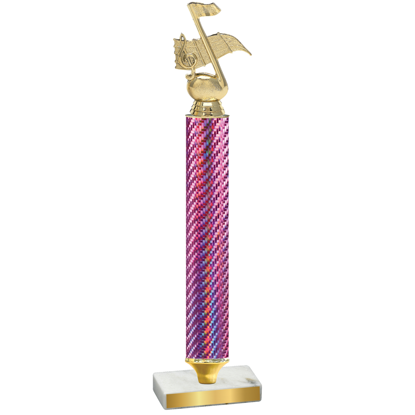 Value Pink Carbon Fiber Music Trophy