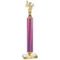 Value Pink Carbon Fiber Academics Trophy