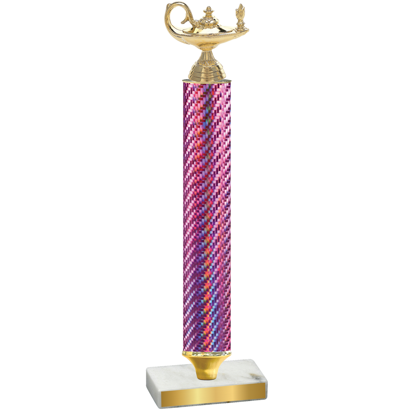 Value Pink Carbon Fiber Academics Trophy