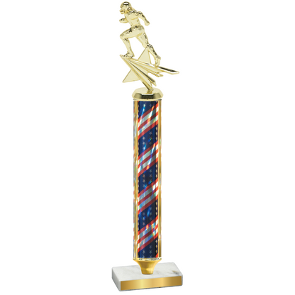 Value Flag USA Football Trophy