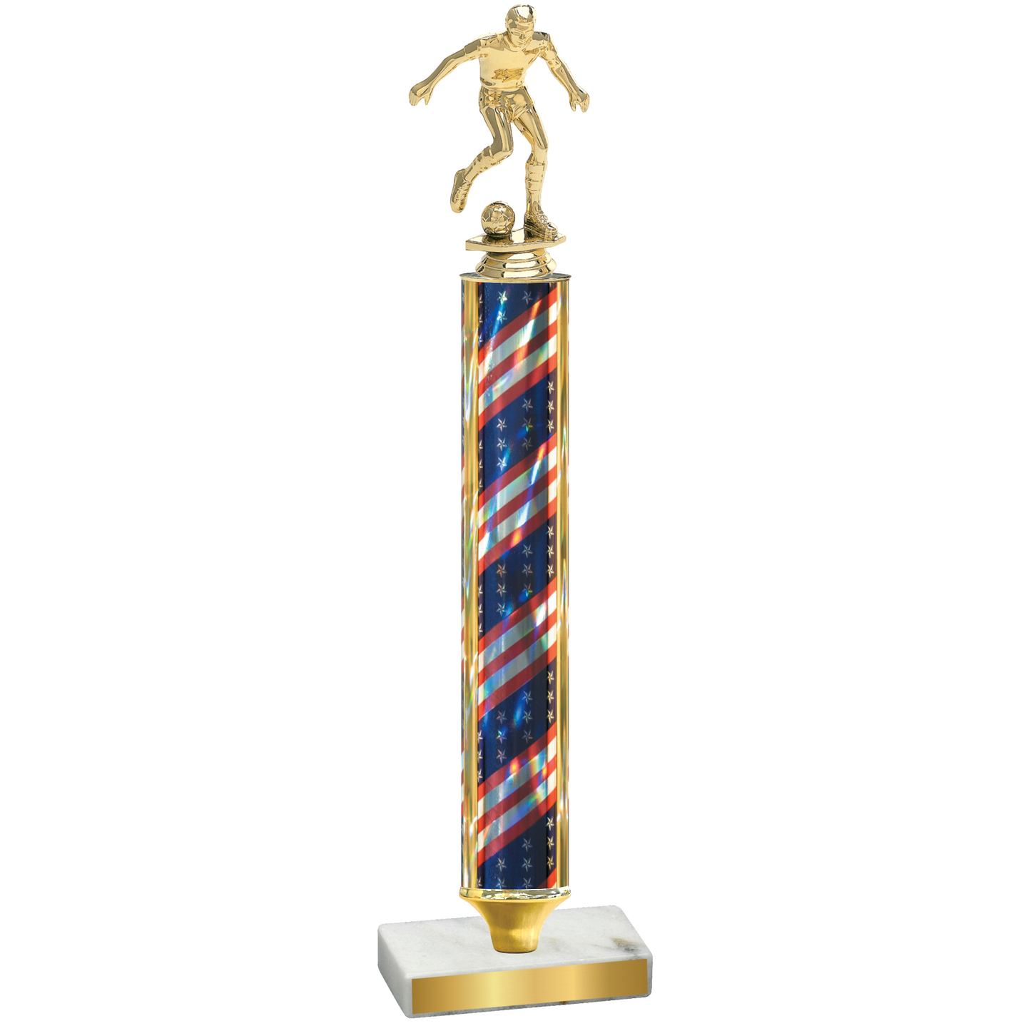 Value Flag USA Soccer Trophy