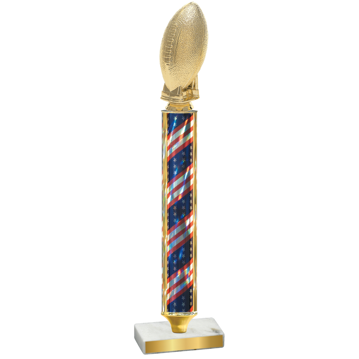 Value Flag USA Football Trophy