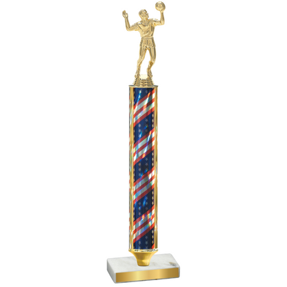 Value Flag USA Volleyball Trophy