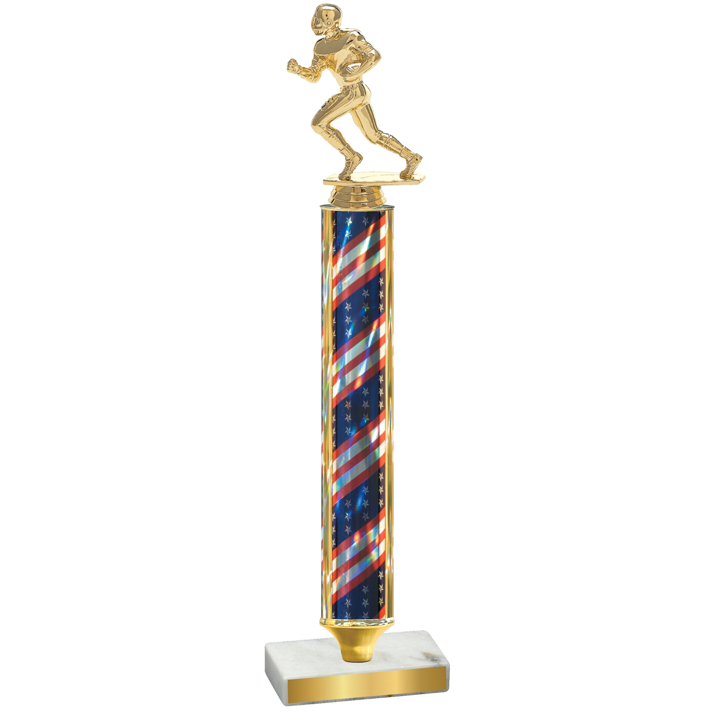 Value Flag USA Football Trophy