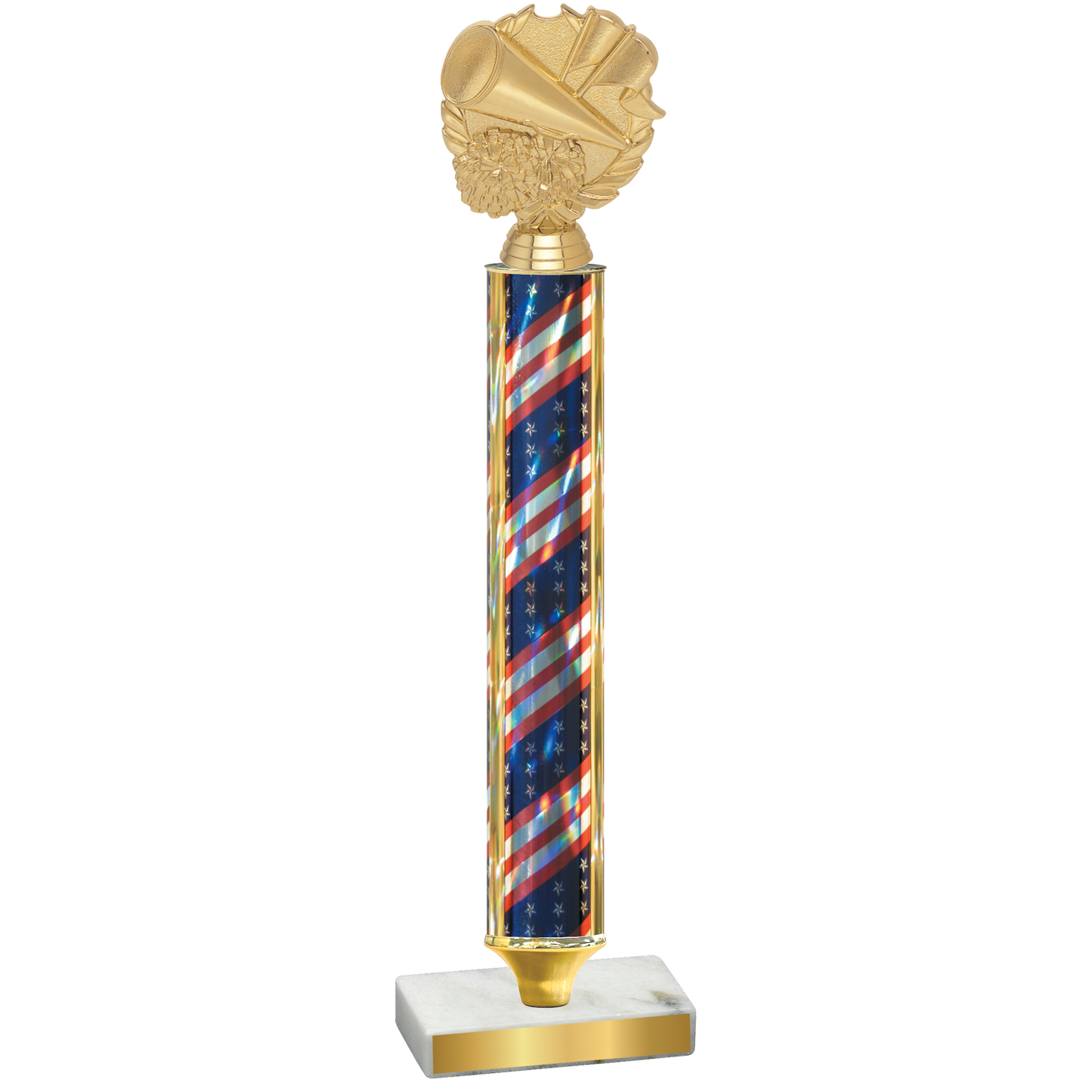 Value Flag USA Cheerleading Trophy