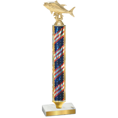 Value Flag USA Fishing Trophy