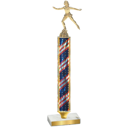 Value Flag USA Skater Trophy