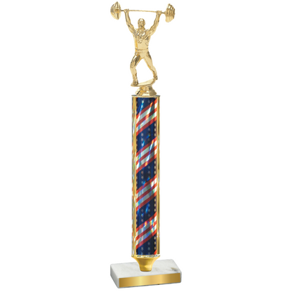 Value Flag USA Weights Trophy