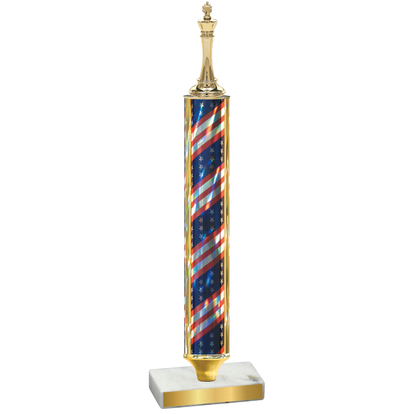 Value Flag USA Chess Trophy