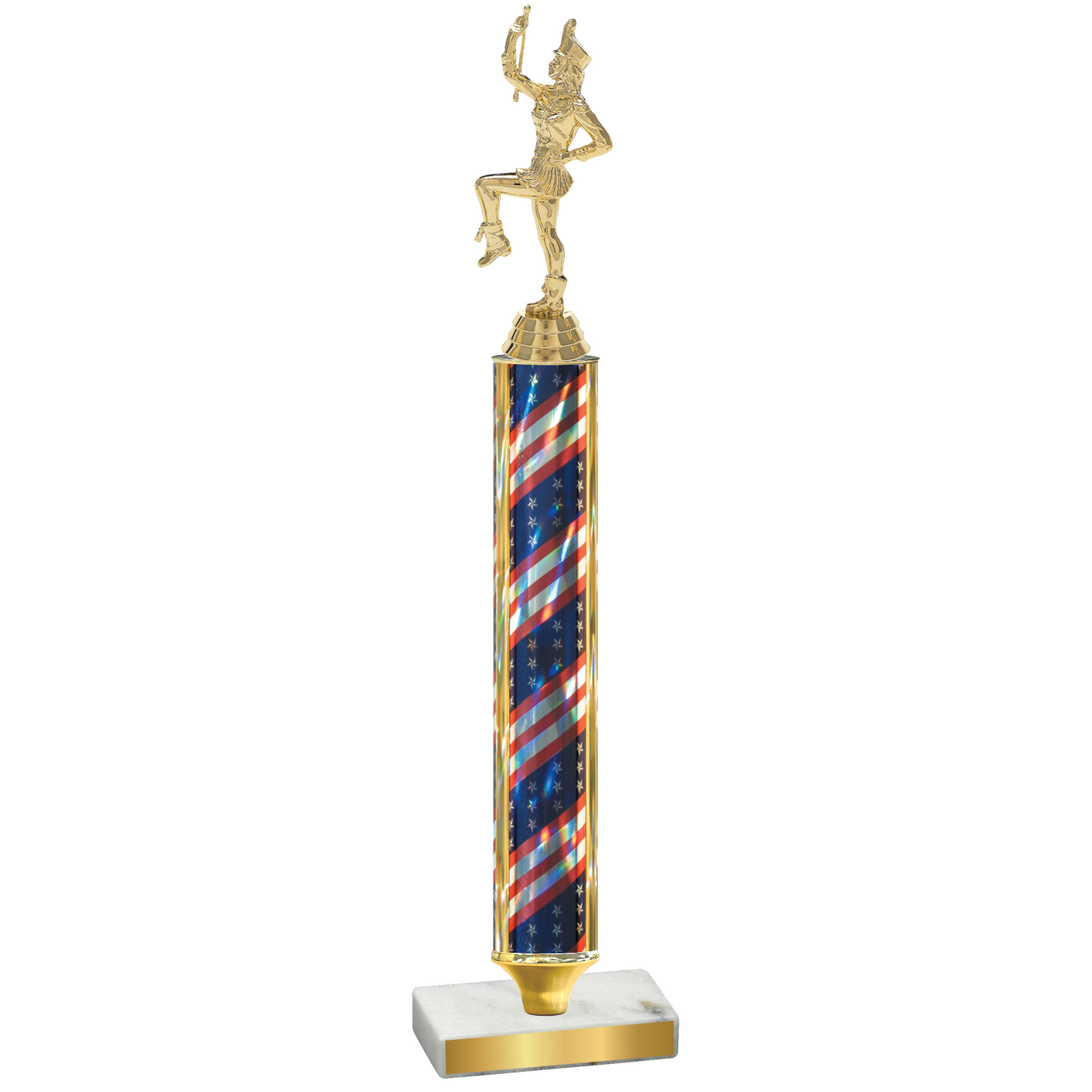 Value Flag USA Majorette Trophy