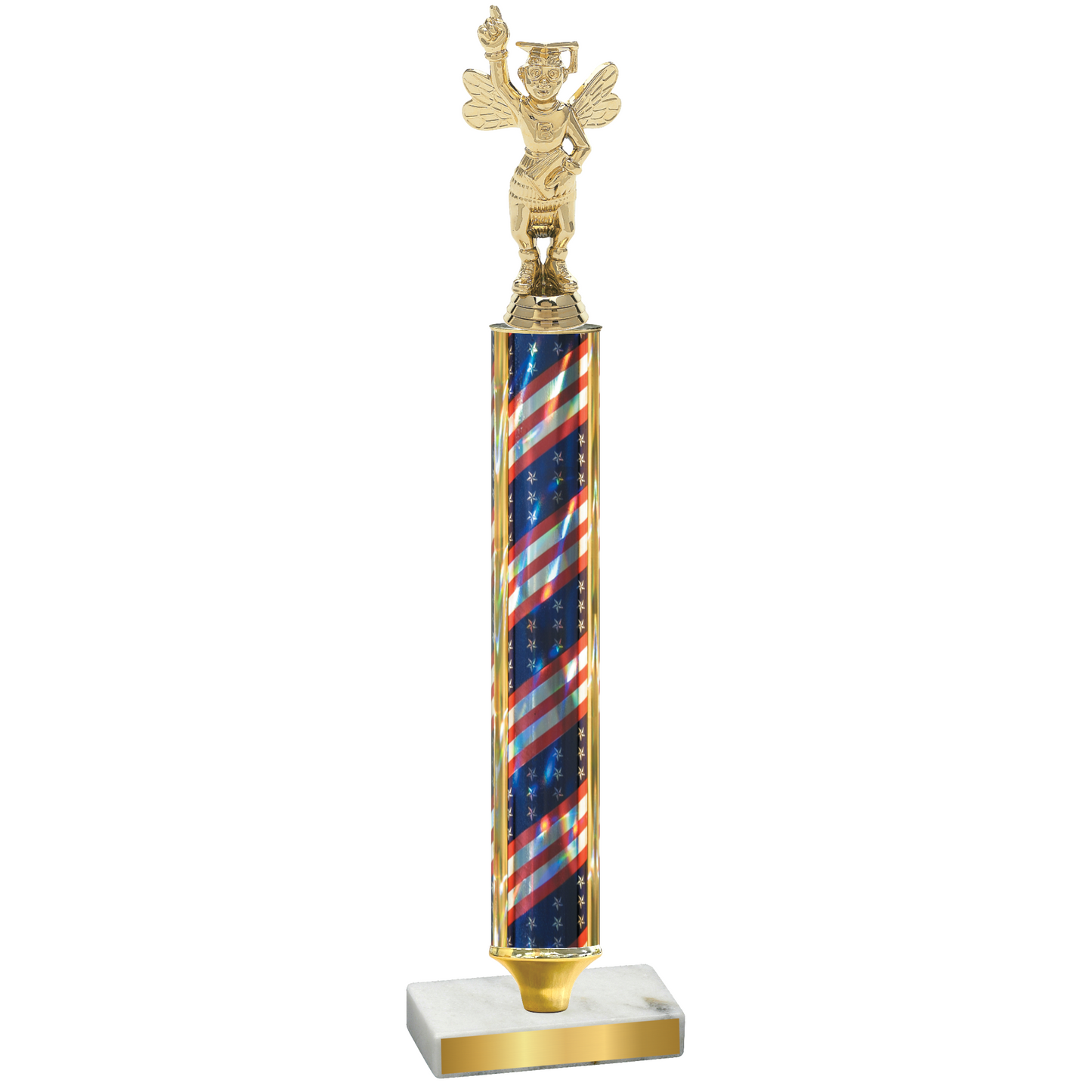 Value Flag USA Academics Trophy