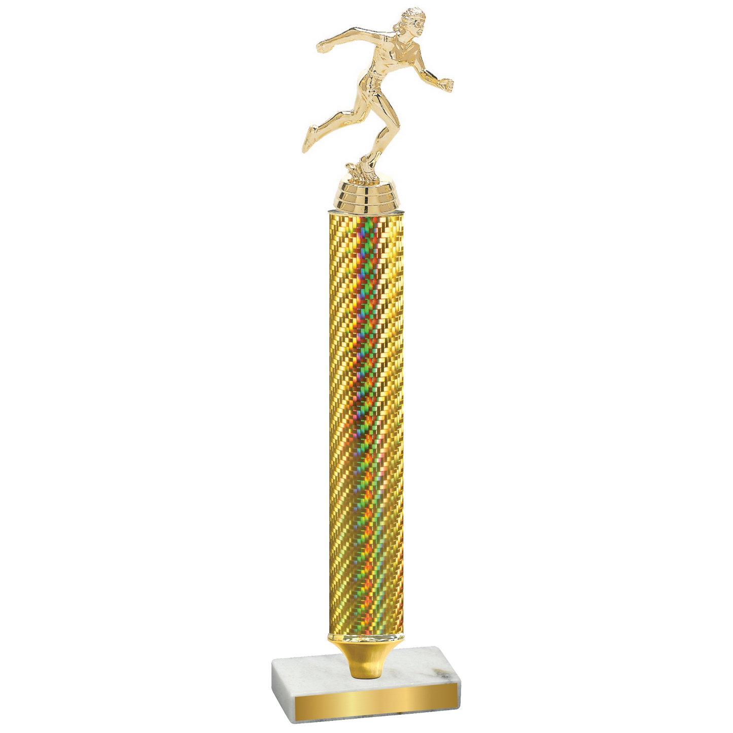 Value Gold Carbon Fiber Running Trophy