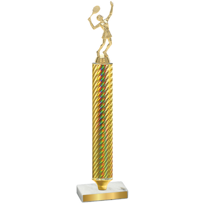 Value Gold Carbon Fiber Tennis Trophy