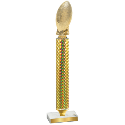 Value Gold Carbon Fiber Football Trophy