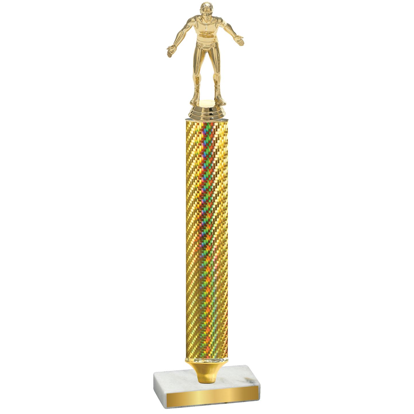 Value Gold Carbon Fiber Wrestling Trophy