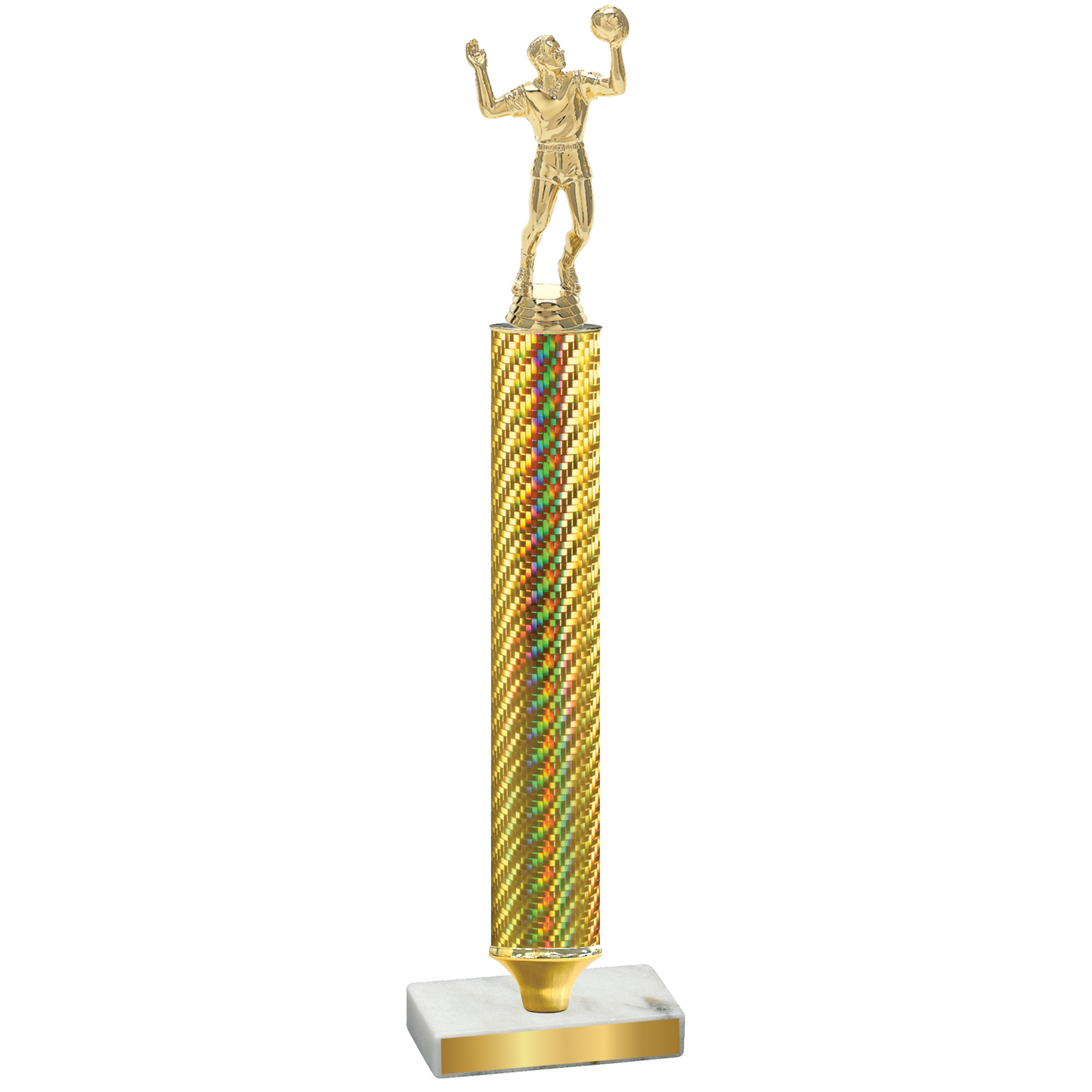 Value Gold Carbon Fiber Volleyball Trophy