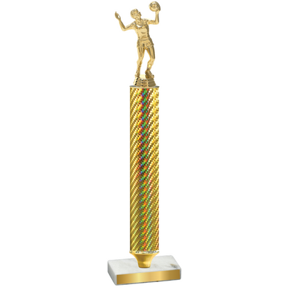 Value Gold Carbon Fiber Volleyball Trophy