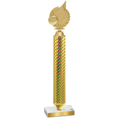 Value Gold Carbon Fiber Volleyball Trophy