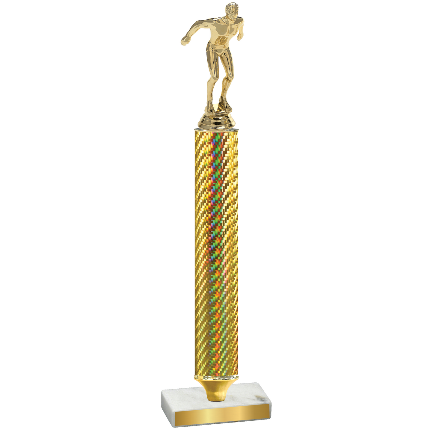 Value Gold Carbon Fiber Swimming Trophy