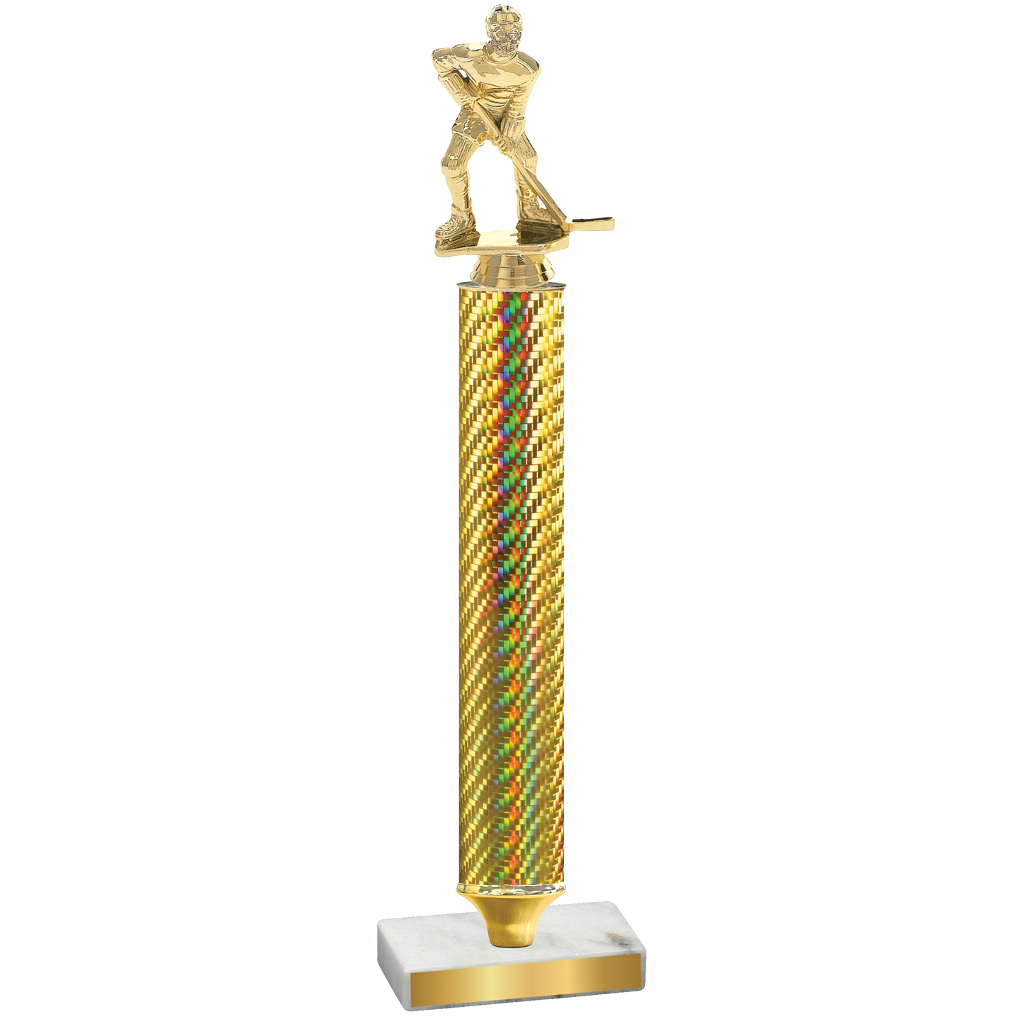 Value Gold Carbon Fiber Hockey Trophy