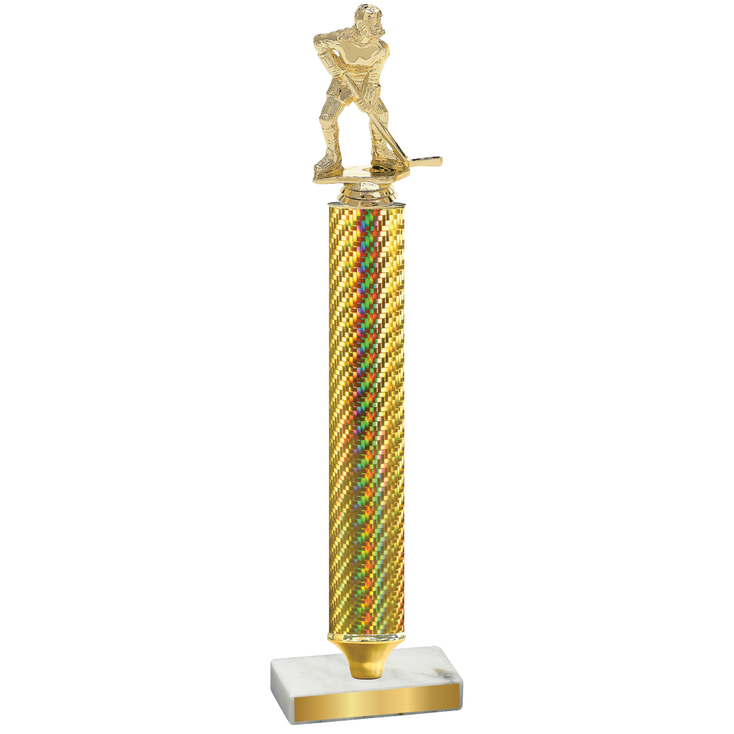 Value Gold Carbon Fiber Hockey Trophy