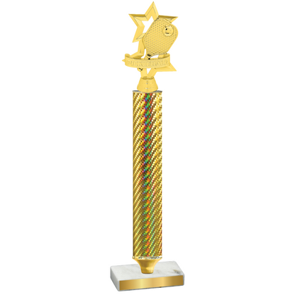 Value Gold Carbon Fiber Pickleball Trophy