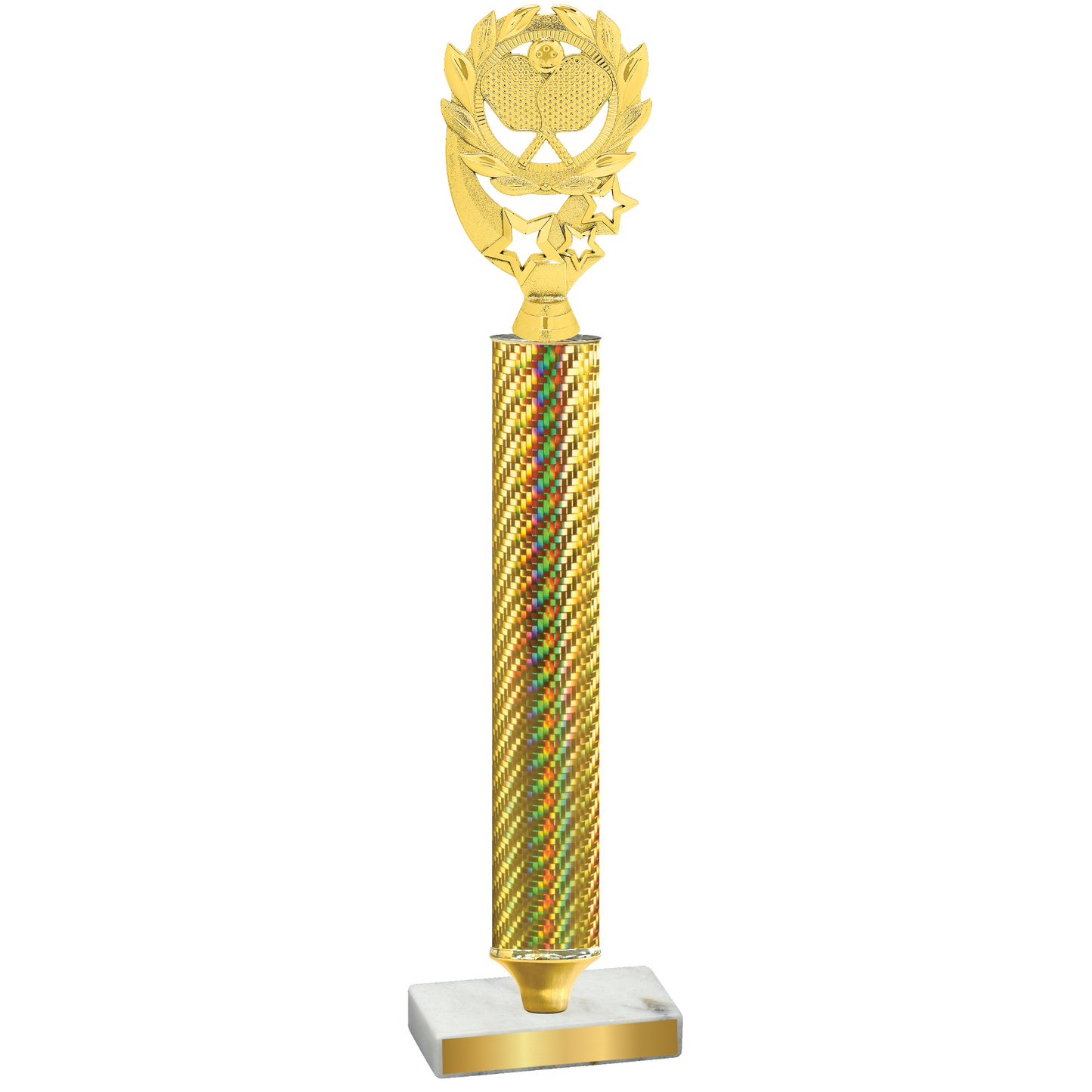 Value Gold Carbon Fiber Pickleball Trophy